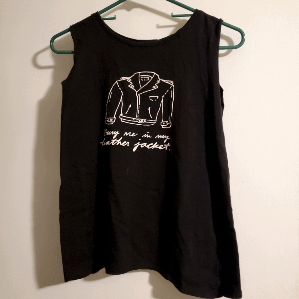 Gypsy Warrior leather jacket muscle tee